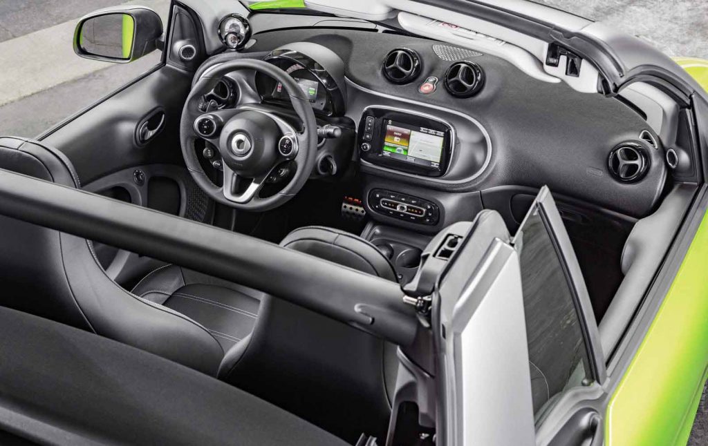 Sky look Small Economical Car Smart Fortwo Cabriolet 2017